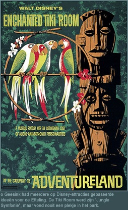 Attractieposter Enchanted Tiki Room -|-   The Walt Disney Company