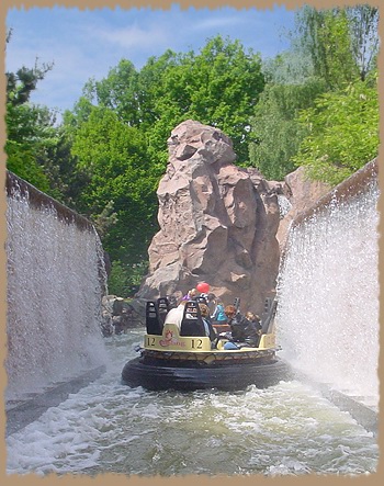 De dubbele watervallen in het traject van de Piraa -|- Foto: Friso Geerlings  Het WWCW 2003