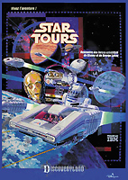 Disney-attractieposter van Star Tours