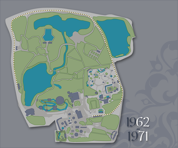 Plattegrond 1971, klik voor een vergroting -|- Kaart: Bram Elstak,  het WWCW 2005