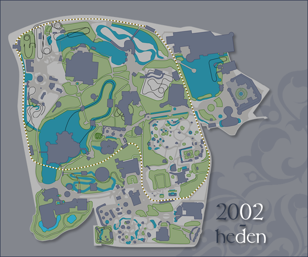 Plattegrond 2005, klik voor een vergroting -|- Kaart: Bram Elstak,  het WWCW 2005