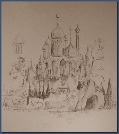 Fata Morgana -|- Tekening: Ton van de Ven - De Efteling