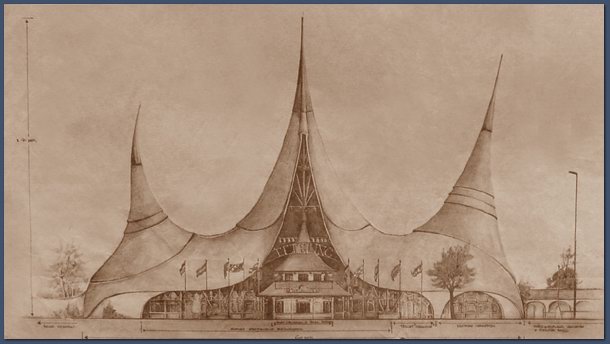 Huis van de Vijf Zintuigen -|- Tekening: Ton van de Ven - De Efteling