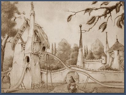 Glijhuys -|- Tekening: Ton van de Ven - De Efteling