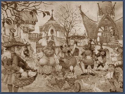 Laven -|- Tekening: Ton van de Ven - De Efteling