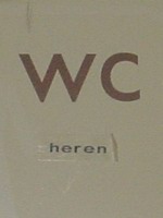 Aanduiding heren  -|- Foto: Friso Geerlings (c) 2002 het WWCW