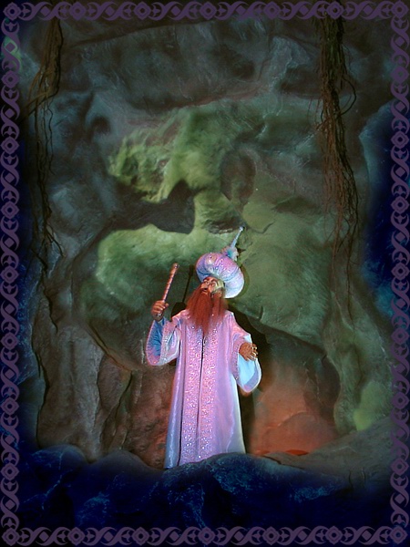 De tovenaar hoog in de rotsen -|- Foto: Friso Geerlings en Bram Elstak   het WWCW 2004