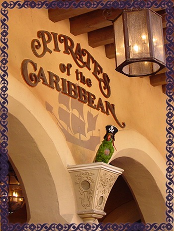 Entree 'Pirates' in het Magic Kingdom, Walt Disney World, Florida -|- Foto: Friso Geerlings  het WWCW 2004