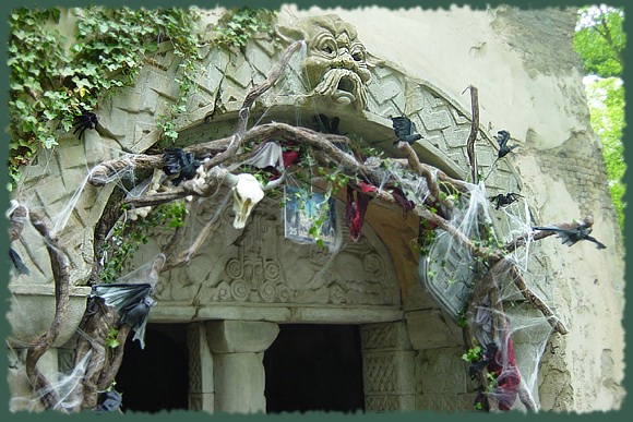 25-jaar Spookslot decoraties -|- foto: Bram Elstak  Het WWCW 2003