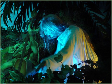 De heks, die met de pracht van de feen heur haar wilde kleuren. -|- Foto: Bram Elstak  het WWCW 2005