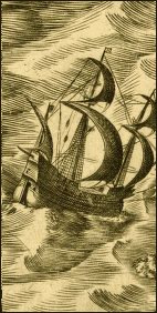 Fragment zeekaart uit 1562 - Scan: Library of Congress, Washington D.C. (www.loc.gov)