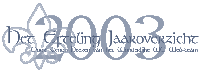 Het Efteling Jaaroverzicht 2003 -|- Logo: Friso Geerlings  Het WWCW 2004